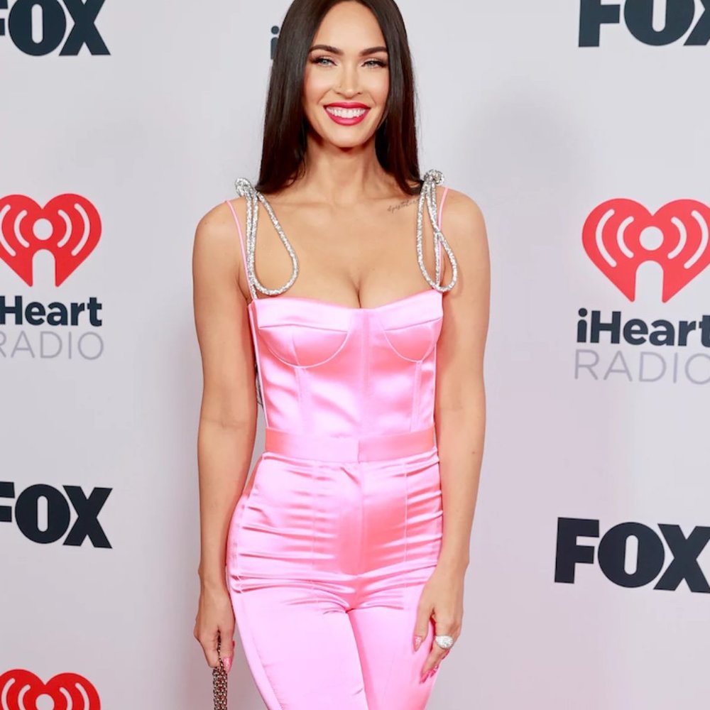 Luxedress Hot Pink Satin Jumpsuit Size L Megan Fox